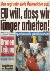 Euro Fantour, Kronen Zeitung