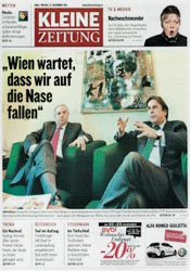Olympischen Fackelzug Kronenzeitung